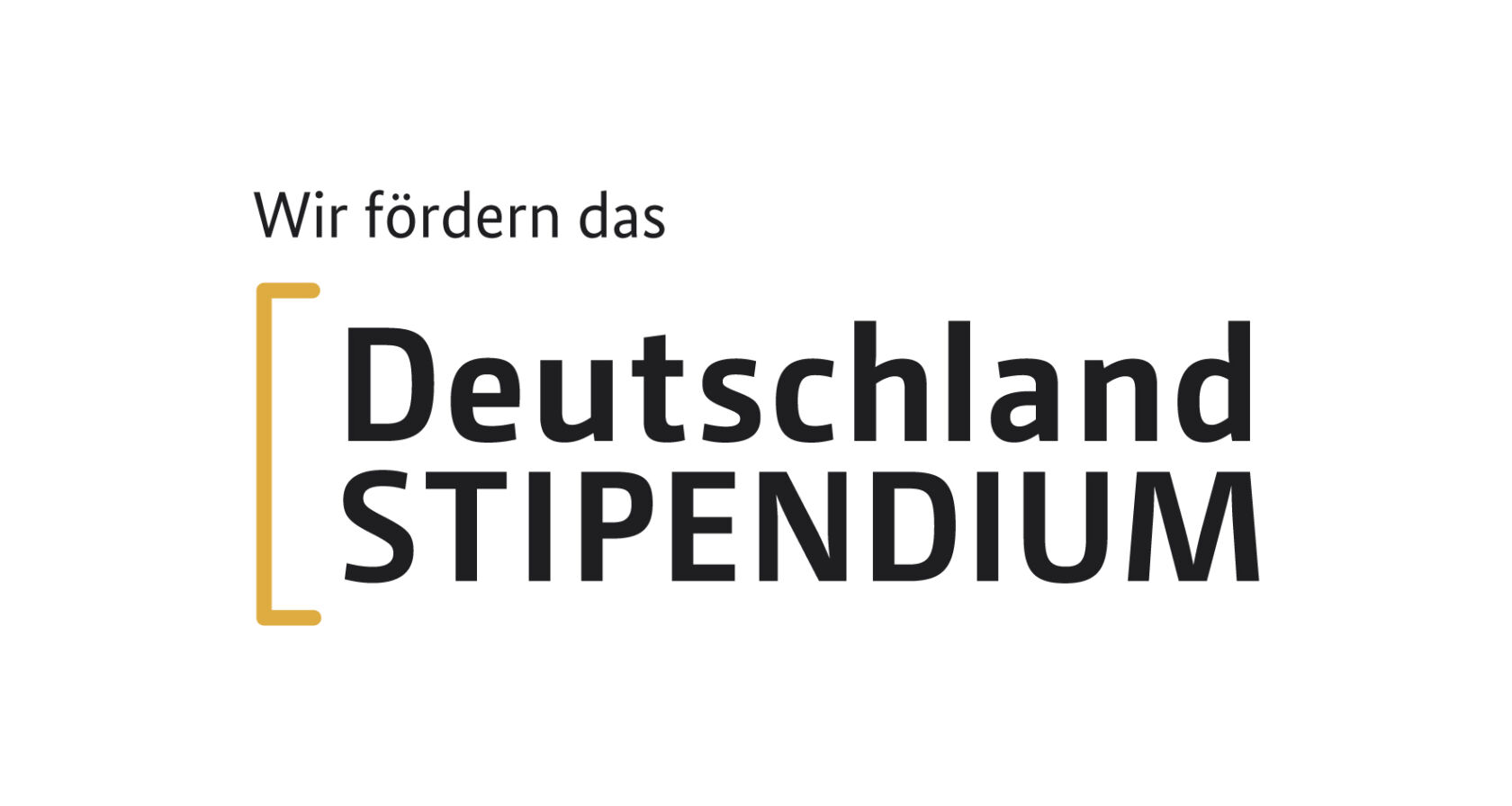 BMBF Logo Deutschlandstipendium Wir foerdern das